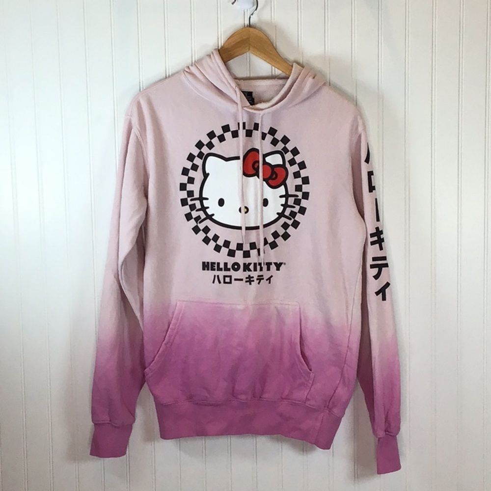 Sanrio | Hello Kitty Ombré Hoodie Pink/Purple Size Small - Picture 2 of 10
